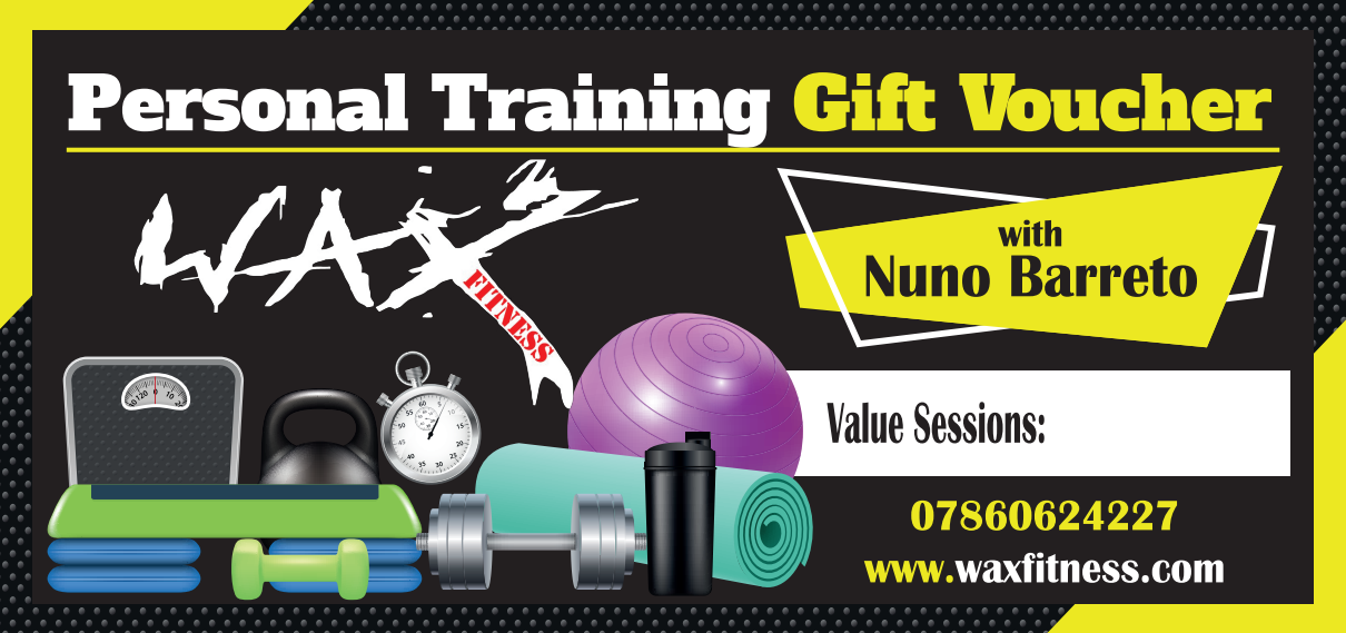 Gift voucher personal training in Portsmouth