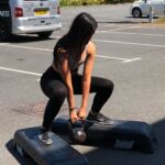 Elevated Kettlebell Squats