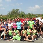 Outdoor group training session