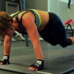 Press up plank on TRX